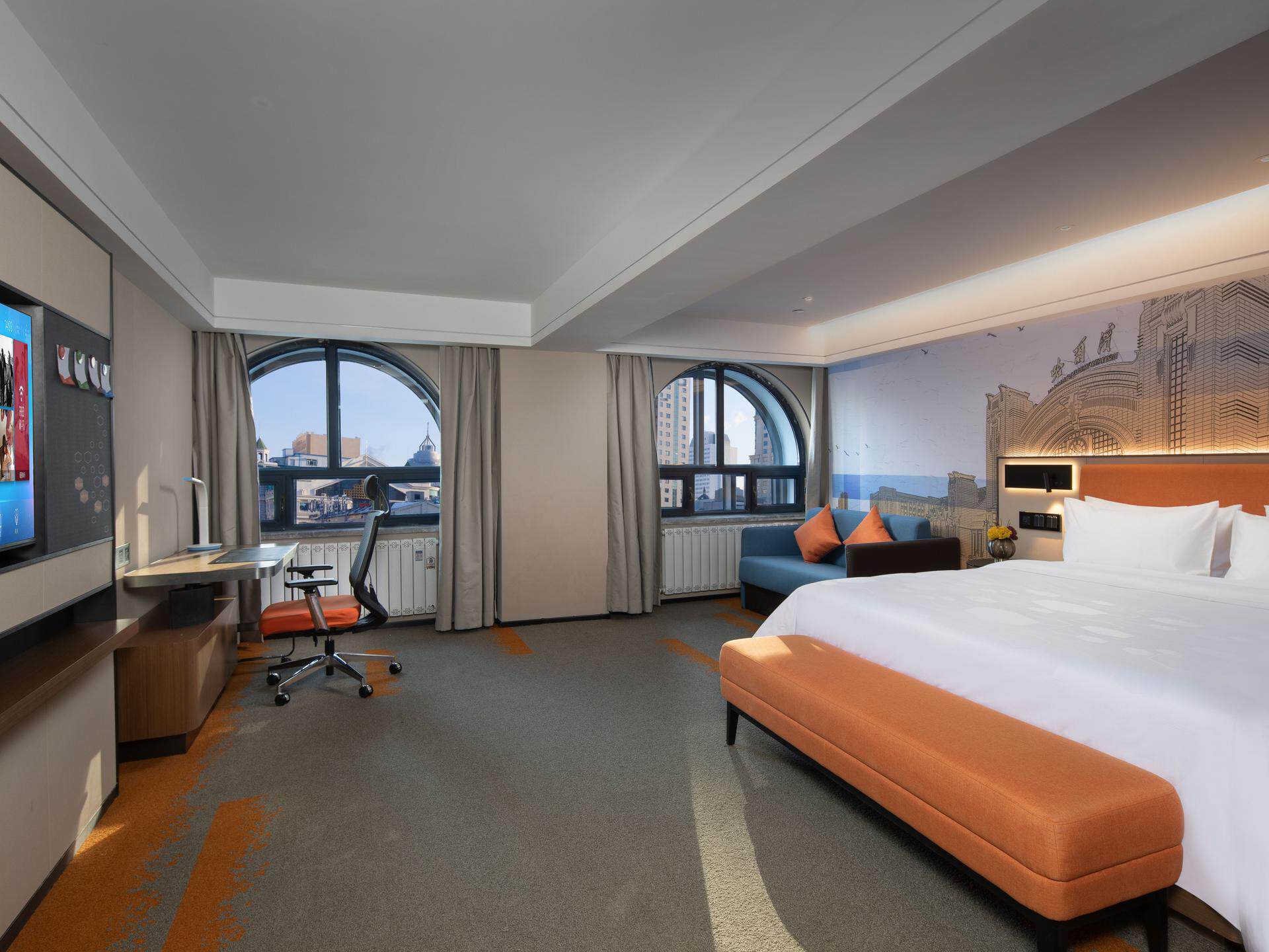 哈尔滨中央大街希尔顿欢朋酒店